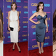 Image for article titled Awkward Hemlines and Slinky Slip Dresses at the Girls Premiere